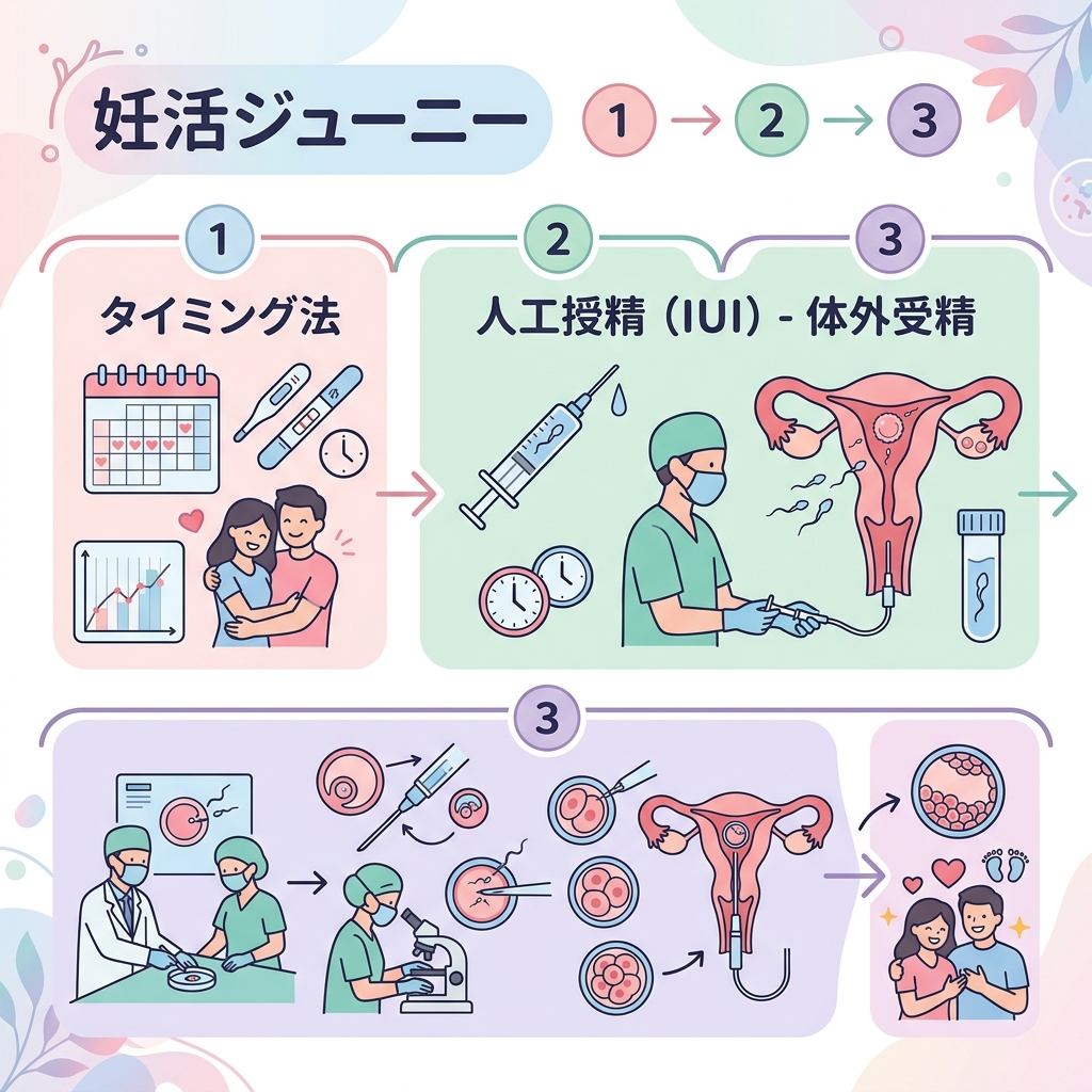 不妊治療のステップアップ