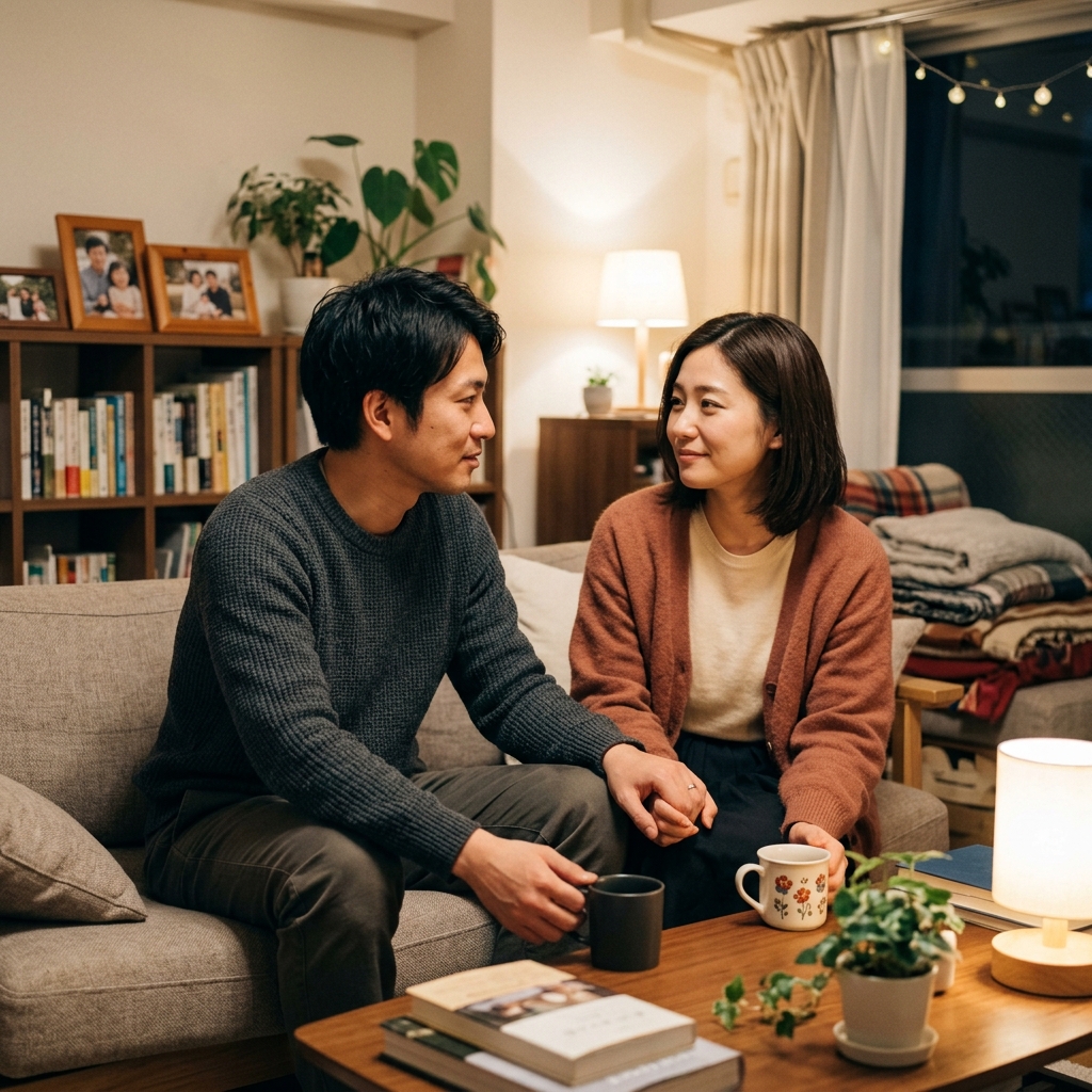 夫婦で妊活について話し合う