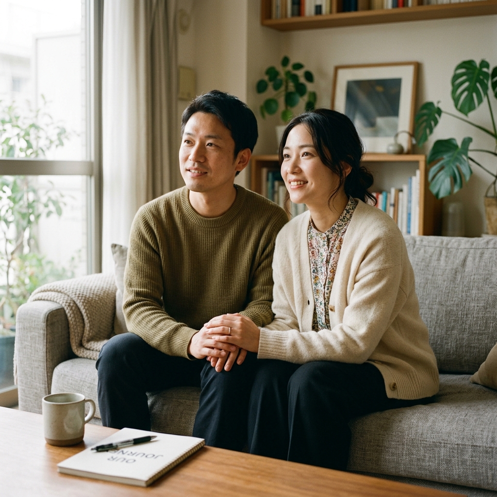 夫婦で一緒に向き合う男性不妊